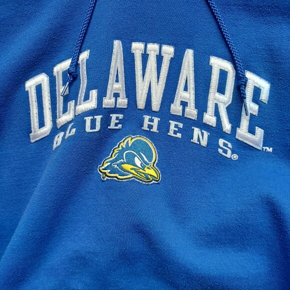 Champion University of Delaware Blue Hens Authentic Hoodie Royal Blue Large NCAA - Picture 7 of 10
